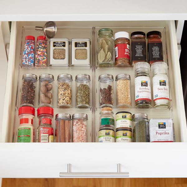 Seasoning drawer online organizer