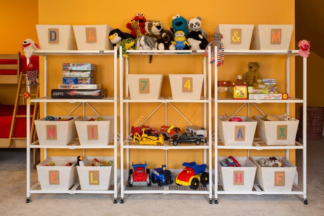 Playing It Cool - Creative Toy Storage For Two California Kids