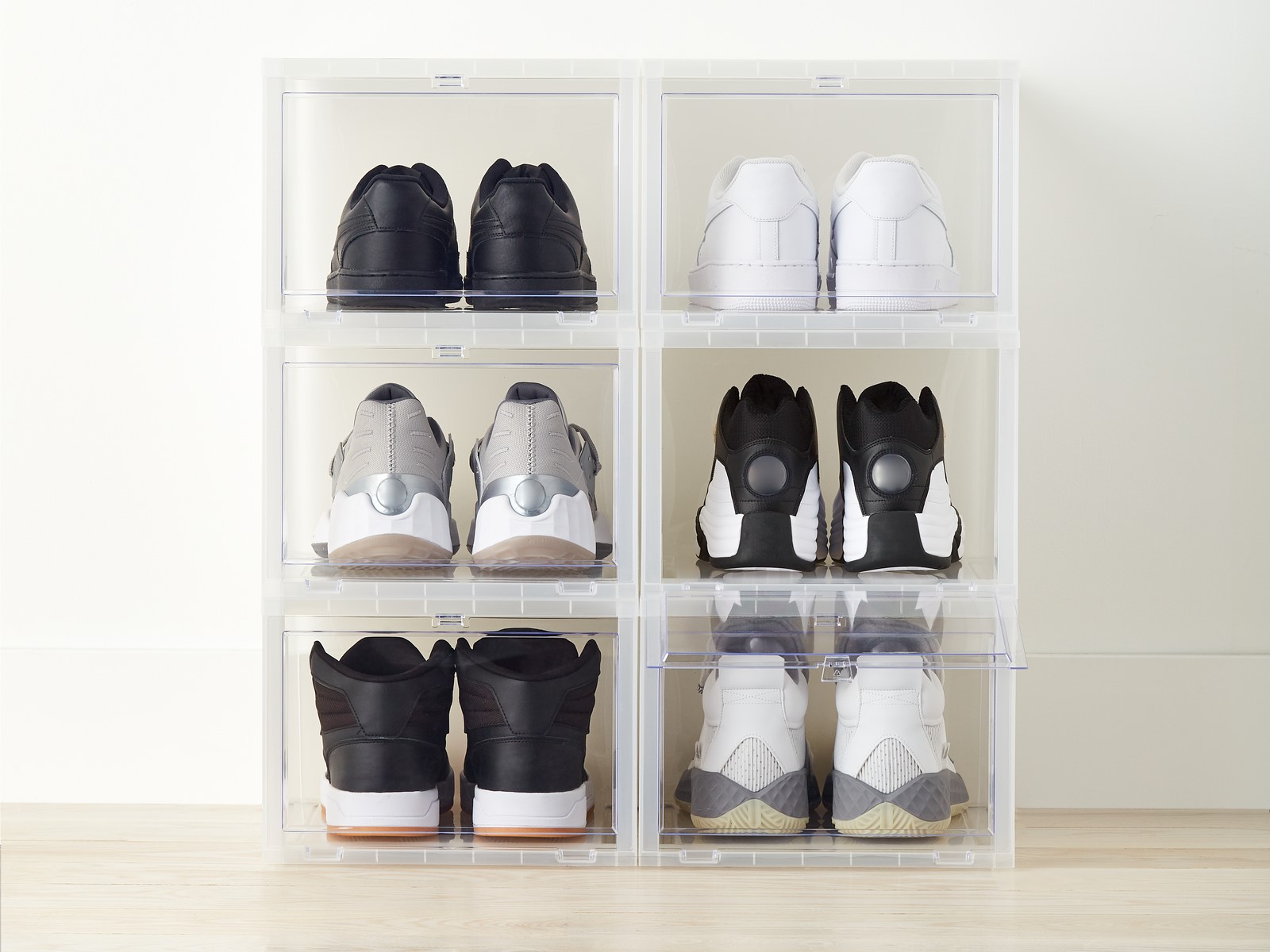 OUR DROP-FRONT SHOE BOXES--NOW IN XL!