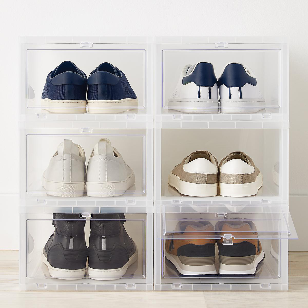 Large Drop-Front Shoe Boxes