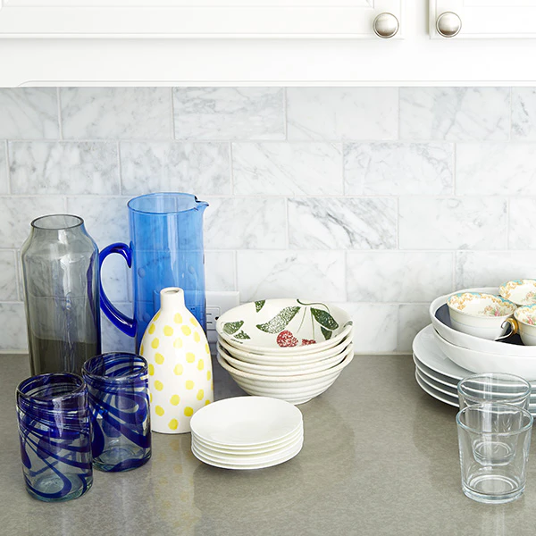 Step 1: Clean Out Your Upper Cabinets & Decide What To Keep Where