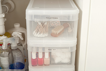 Under Sink Organization with The Container Store • Hip Foodie Mom