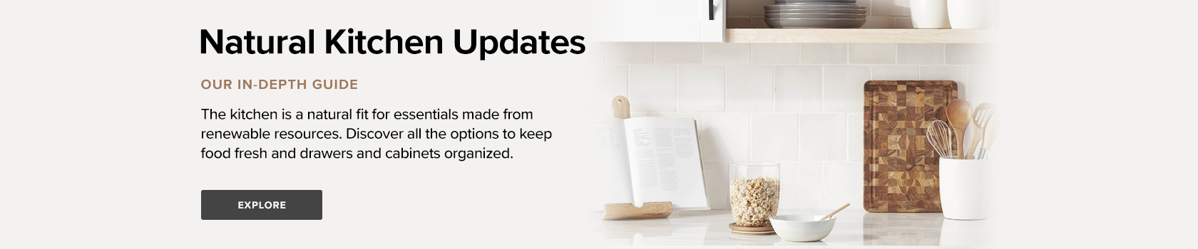 Natural Kitchen Updates