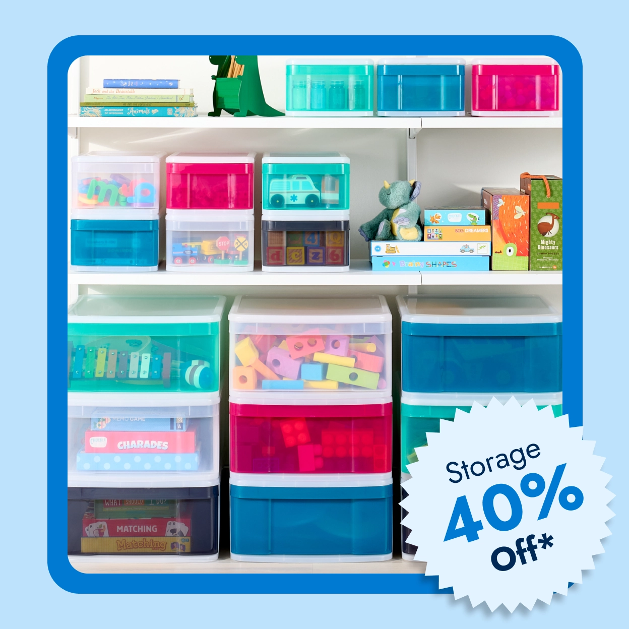 Tint Stacking Drawers - Storage 40 Percent Off*