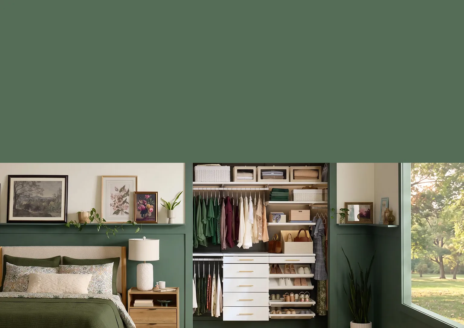 Closet Elfa Decor