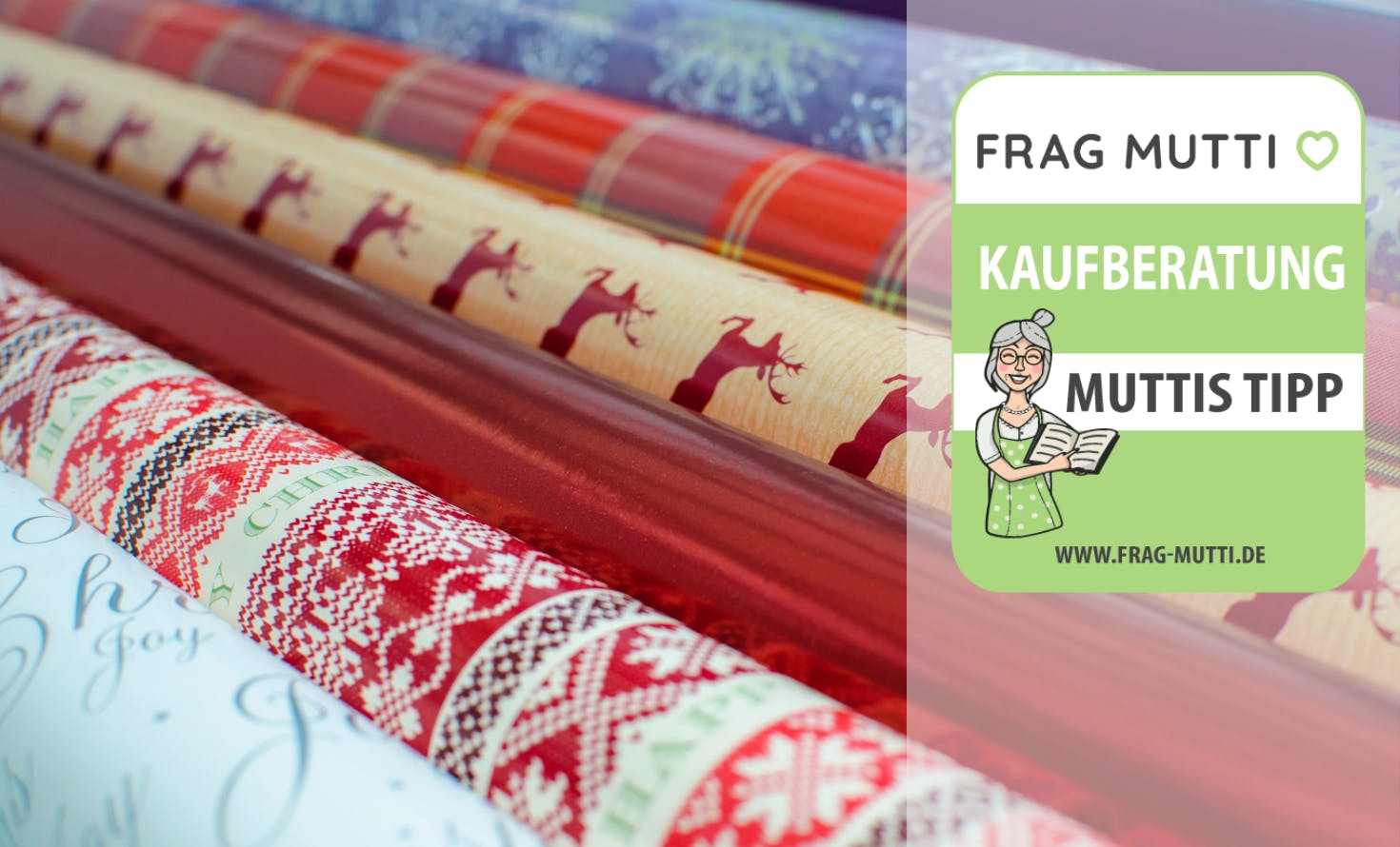 Geschenkpapier für Weihnachten Kaufberatung