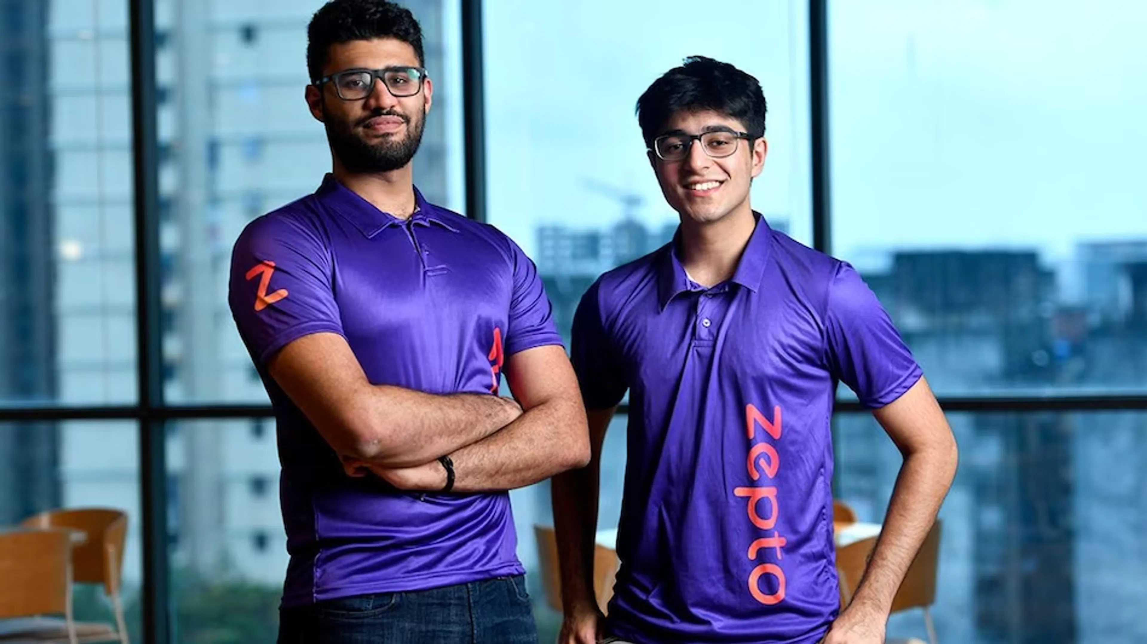 Zepto co-founders Aadit Palicha and Kaivalya Vohra