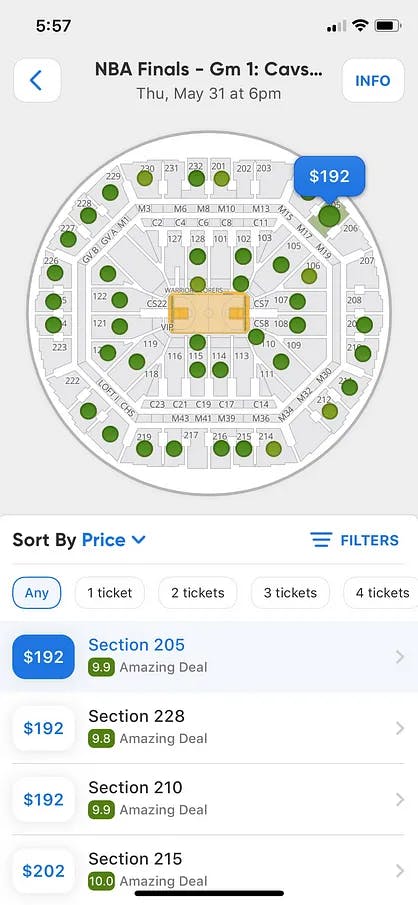 Ticketing Startup SeatGeek Brings Its Interactive Stadium Maps To The  iPhone