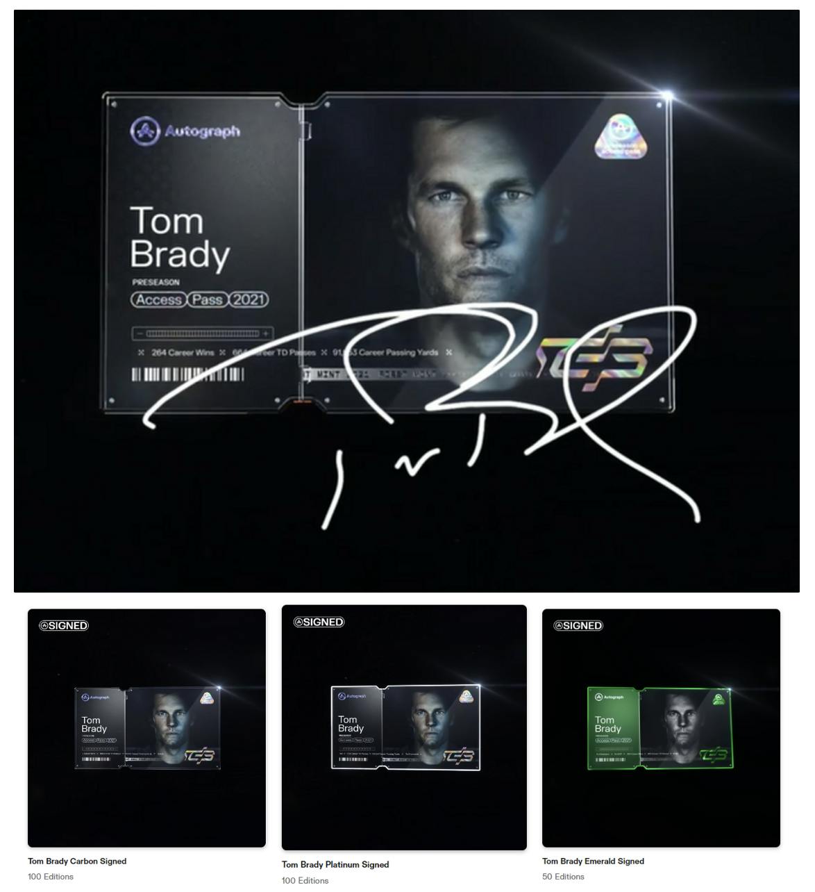 Tom Brady launches his own NFT platform, Autograph, where celebrities can  sell digital collectibles