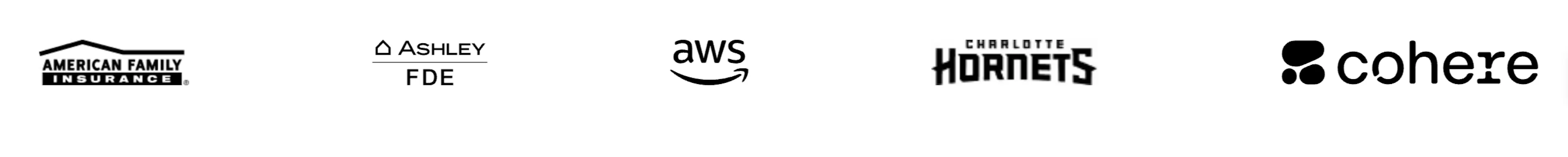 Customer logos shown on Invisible's site, including American Family Insurance, Ashley, AWS, the Charlotte Hornets, and Cohere.