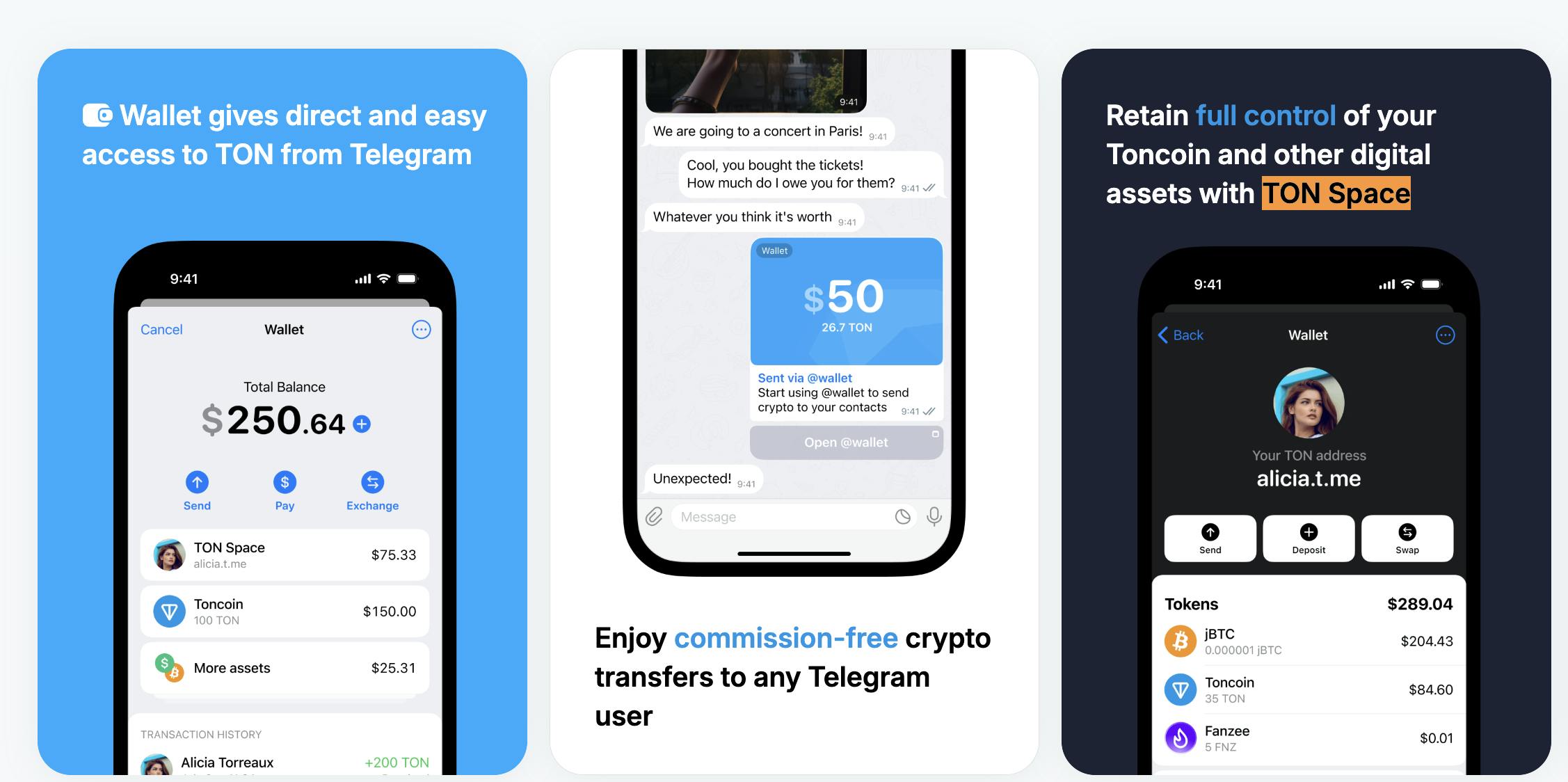 Telegram TON space platform