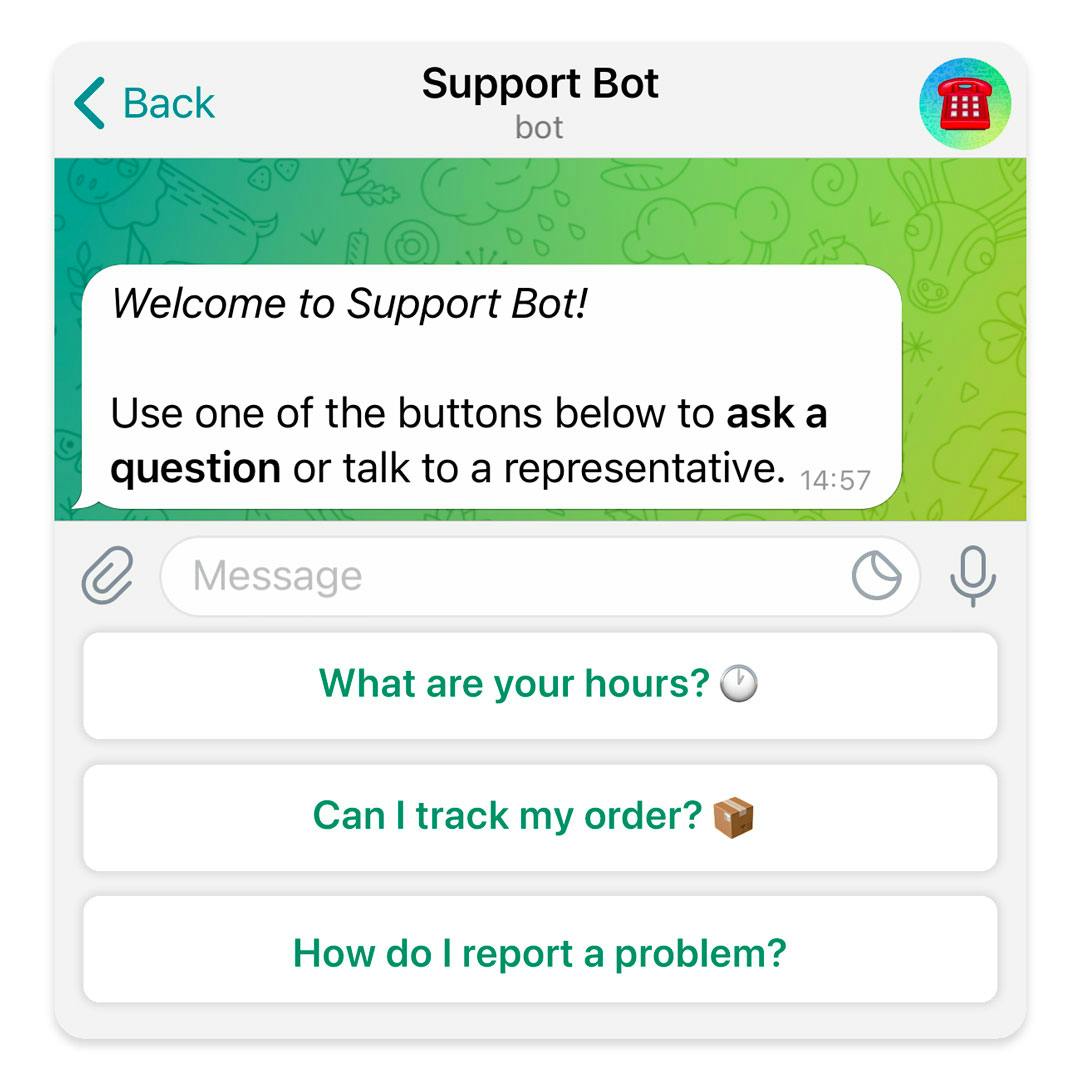 Telegram Support Bot