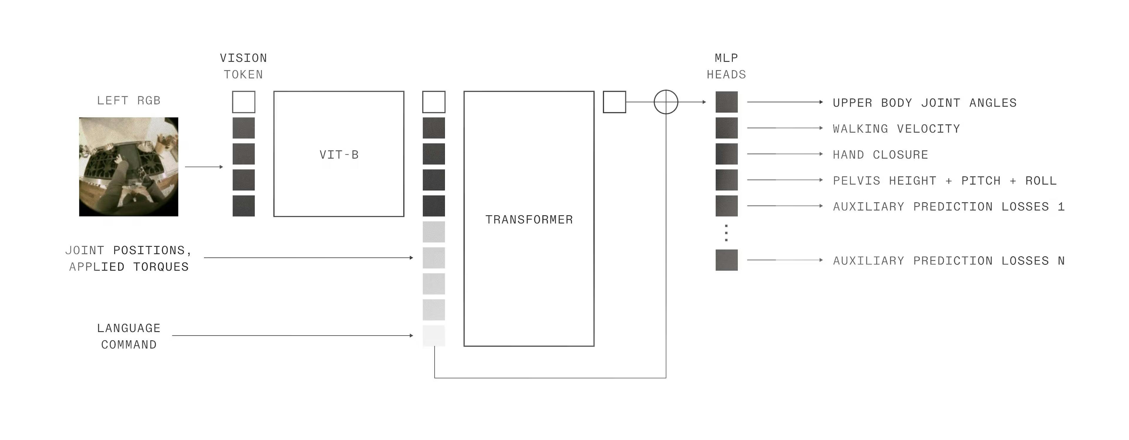 Diagram of 1X’s Redwood AI model