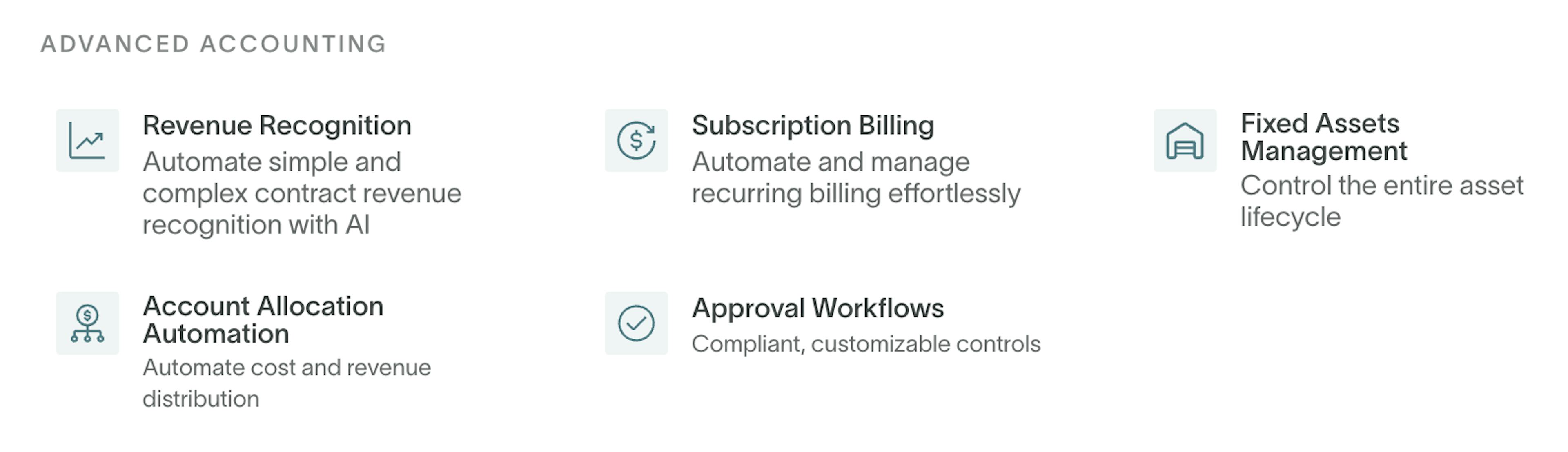 DualEntry descriptions of advanced accounting methods