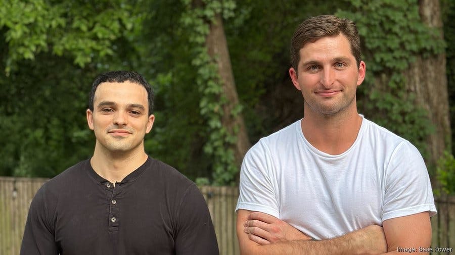 Base Power co-founders Zach Dell (CEO) and Justin Lopas (COO)
