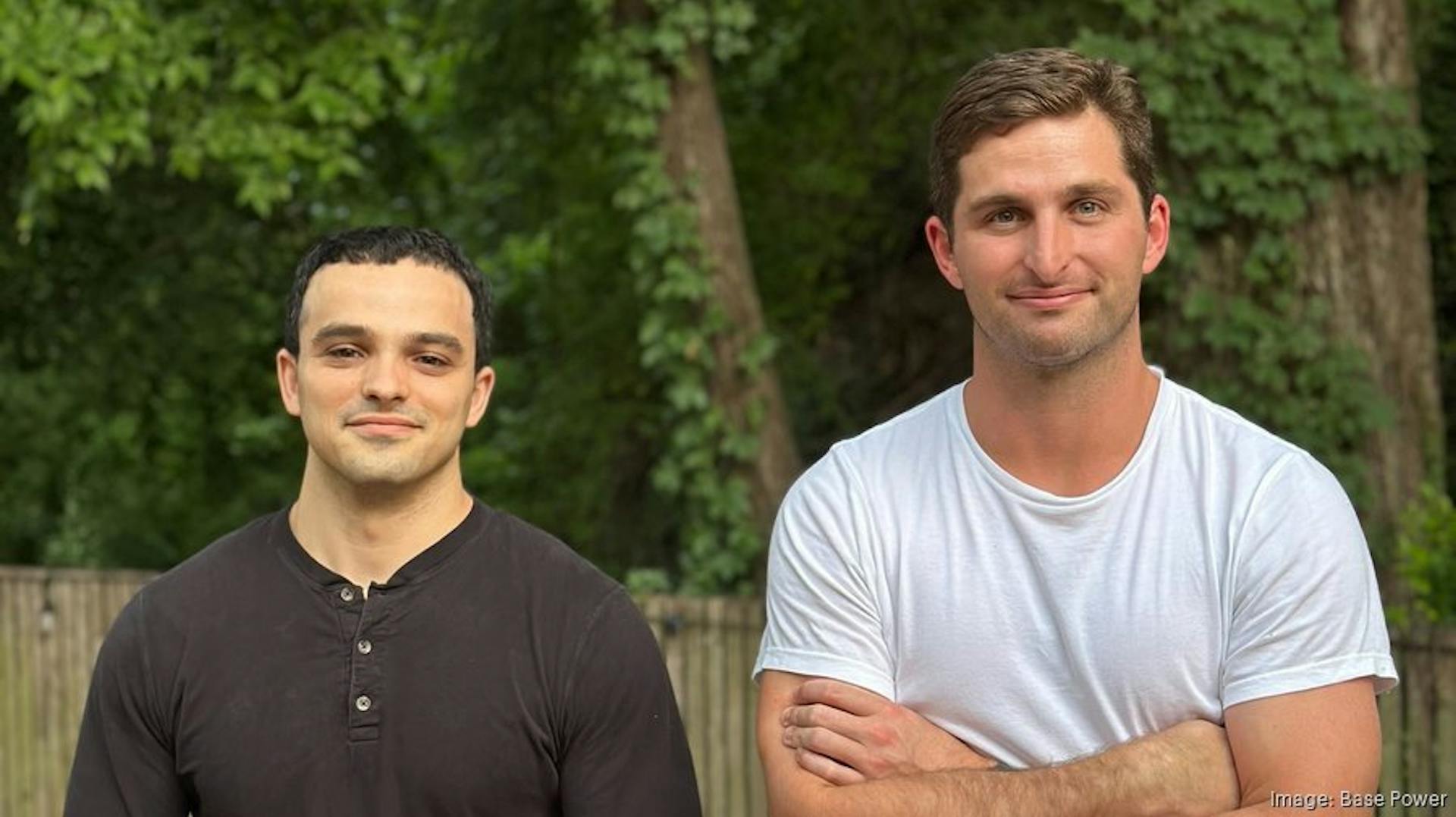 Base Power co-founders Zach Dell (CEO) and Justin Lopas (COO)