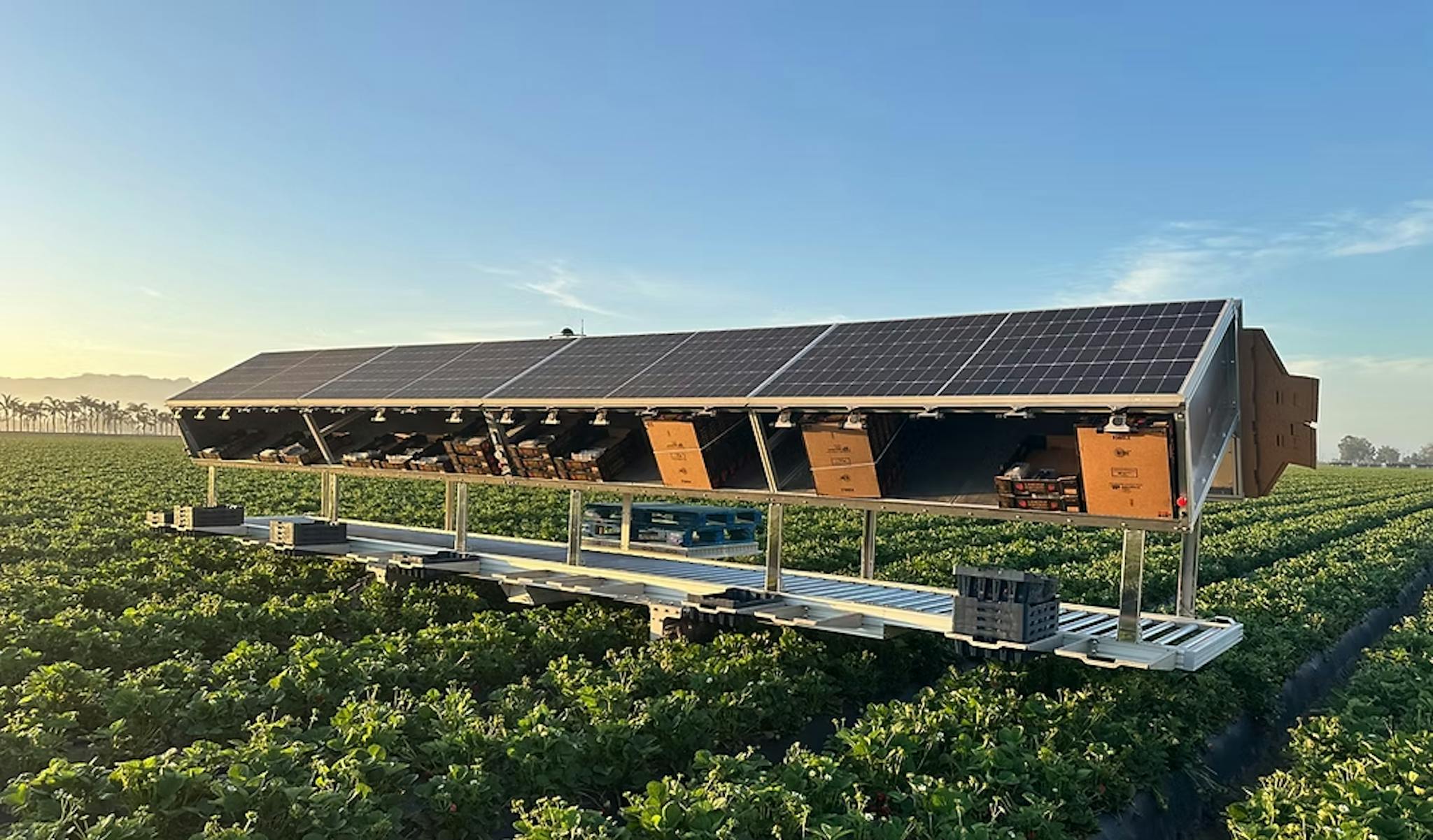  Agrobot's automatic harvesting system