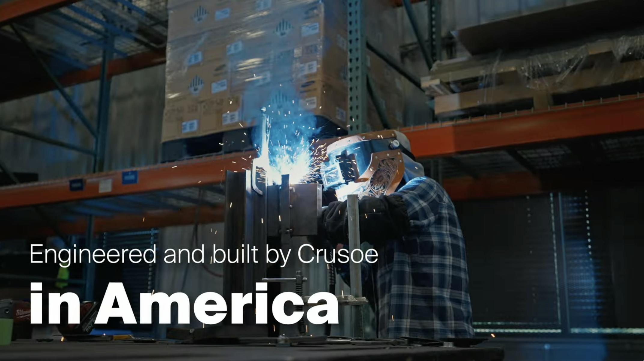Crusoe welder in America