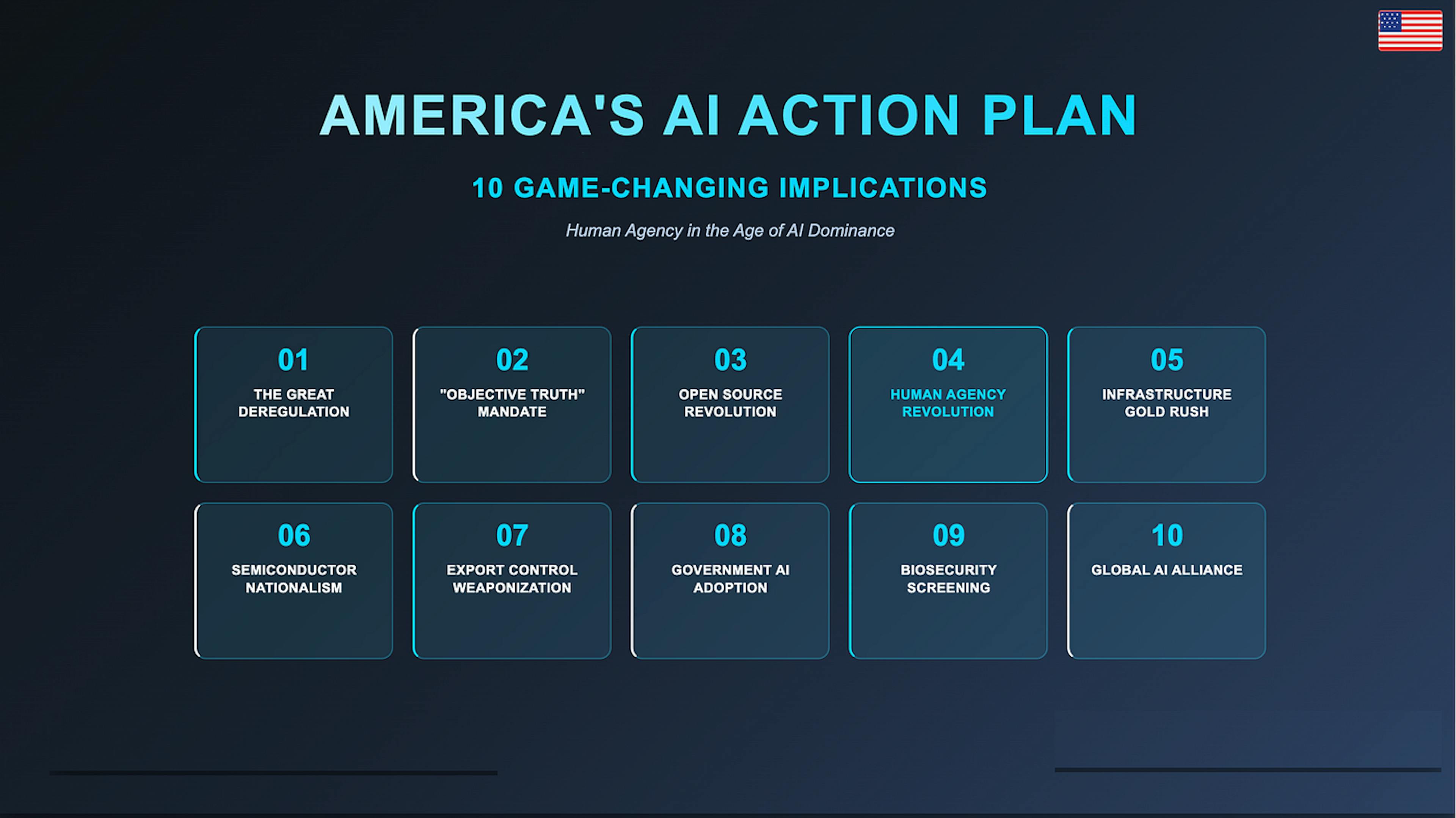 10 implications of America's AI action plan