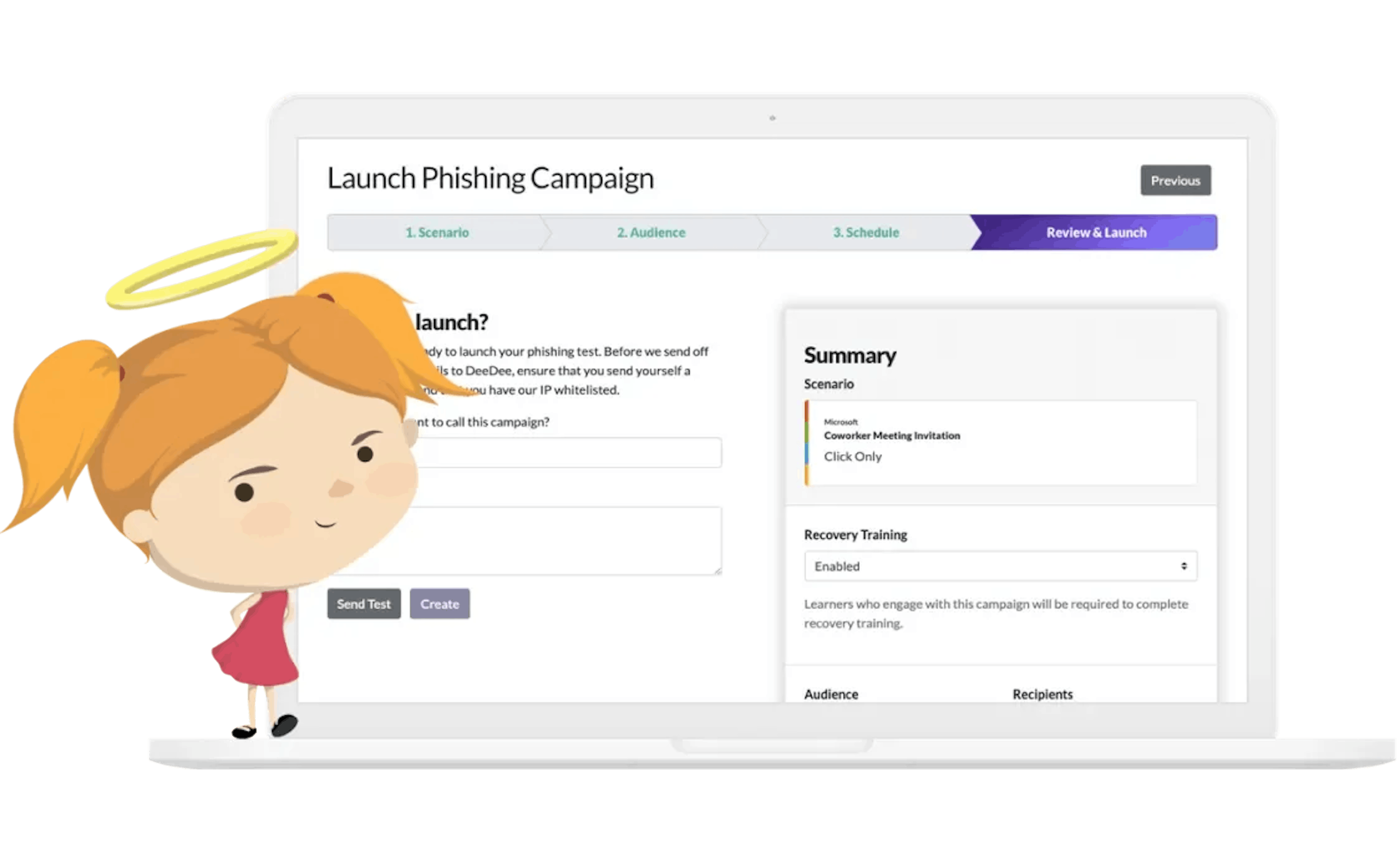 Phising tests are simulated cyberattacks