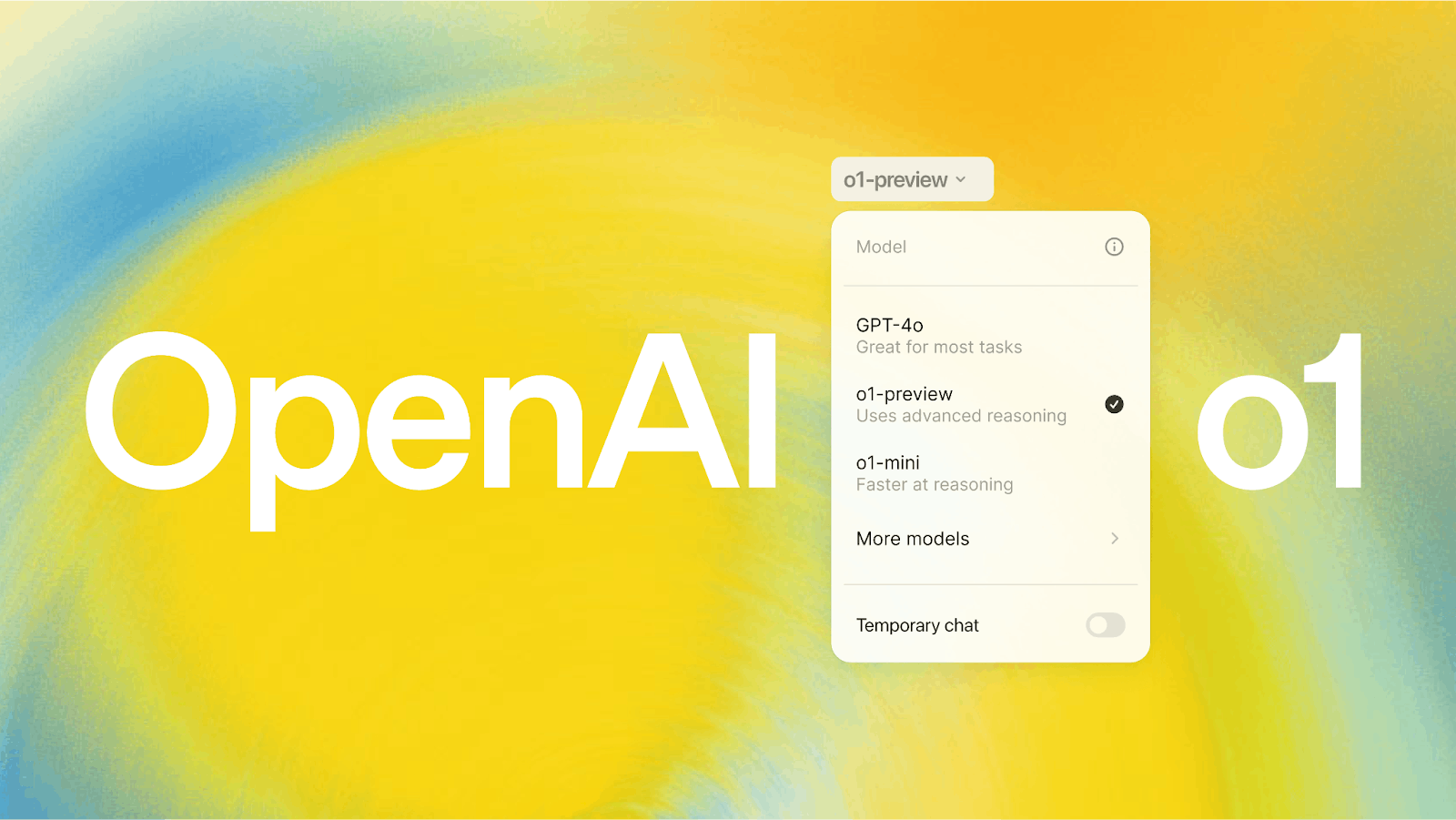 Preview of OpenAI o1, a new series of AI models