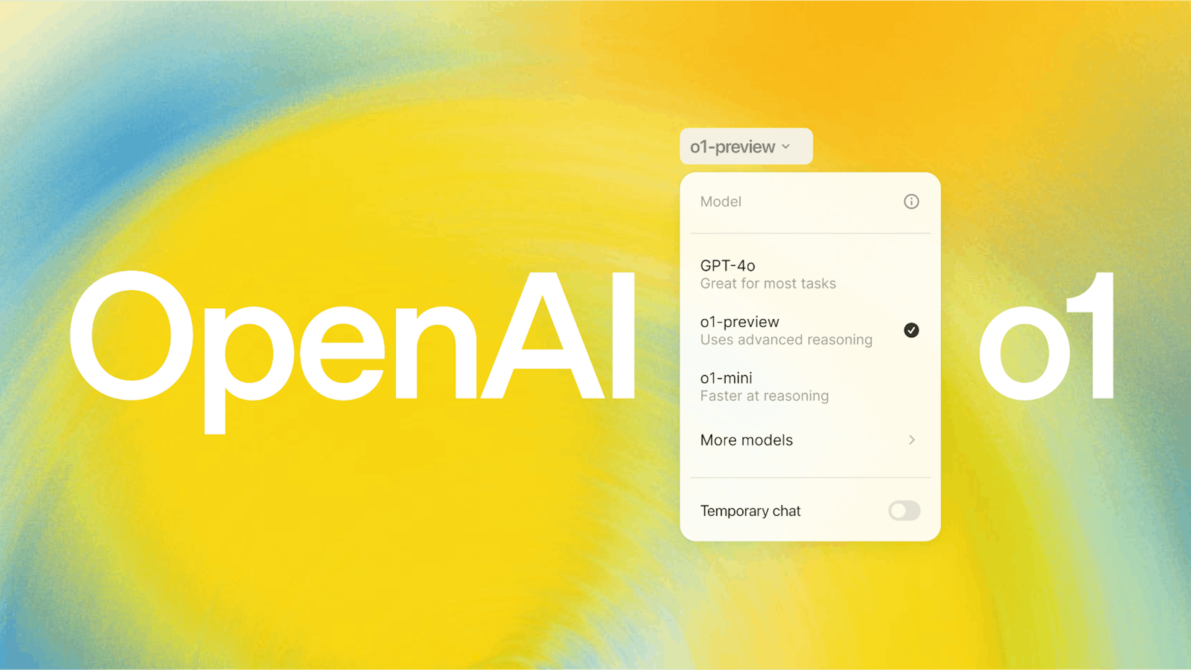 Preview of OpenAI o1, a new series of AI models