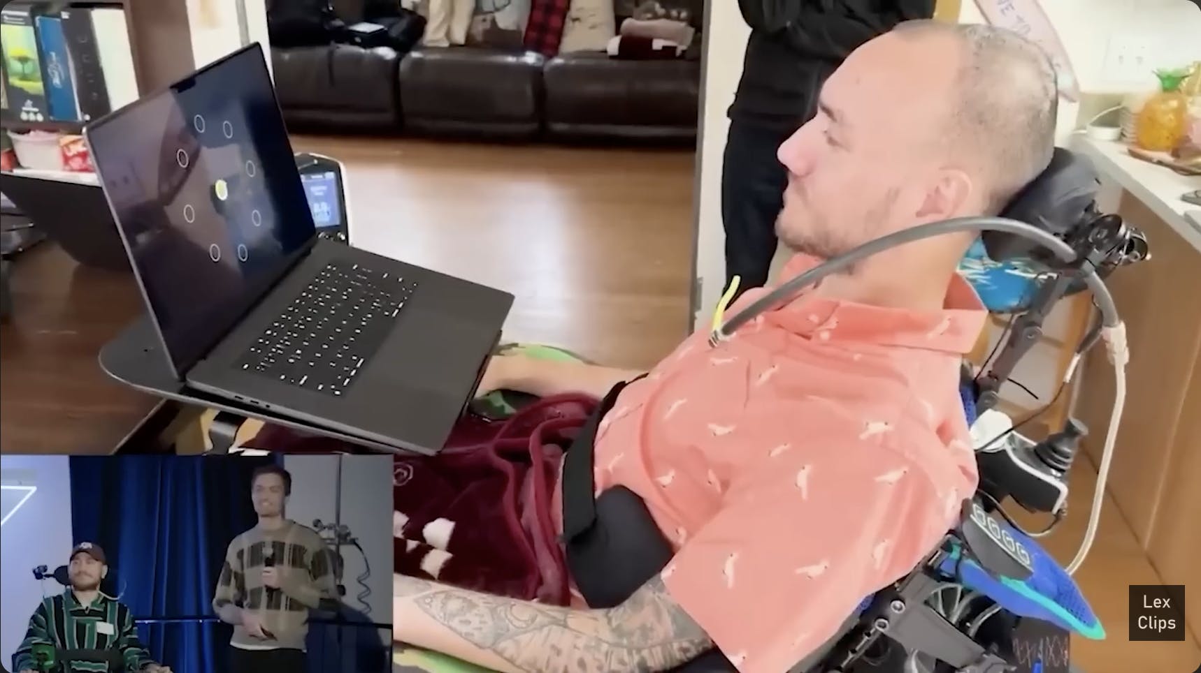 A Neuralink user interacting with the platform