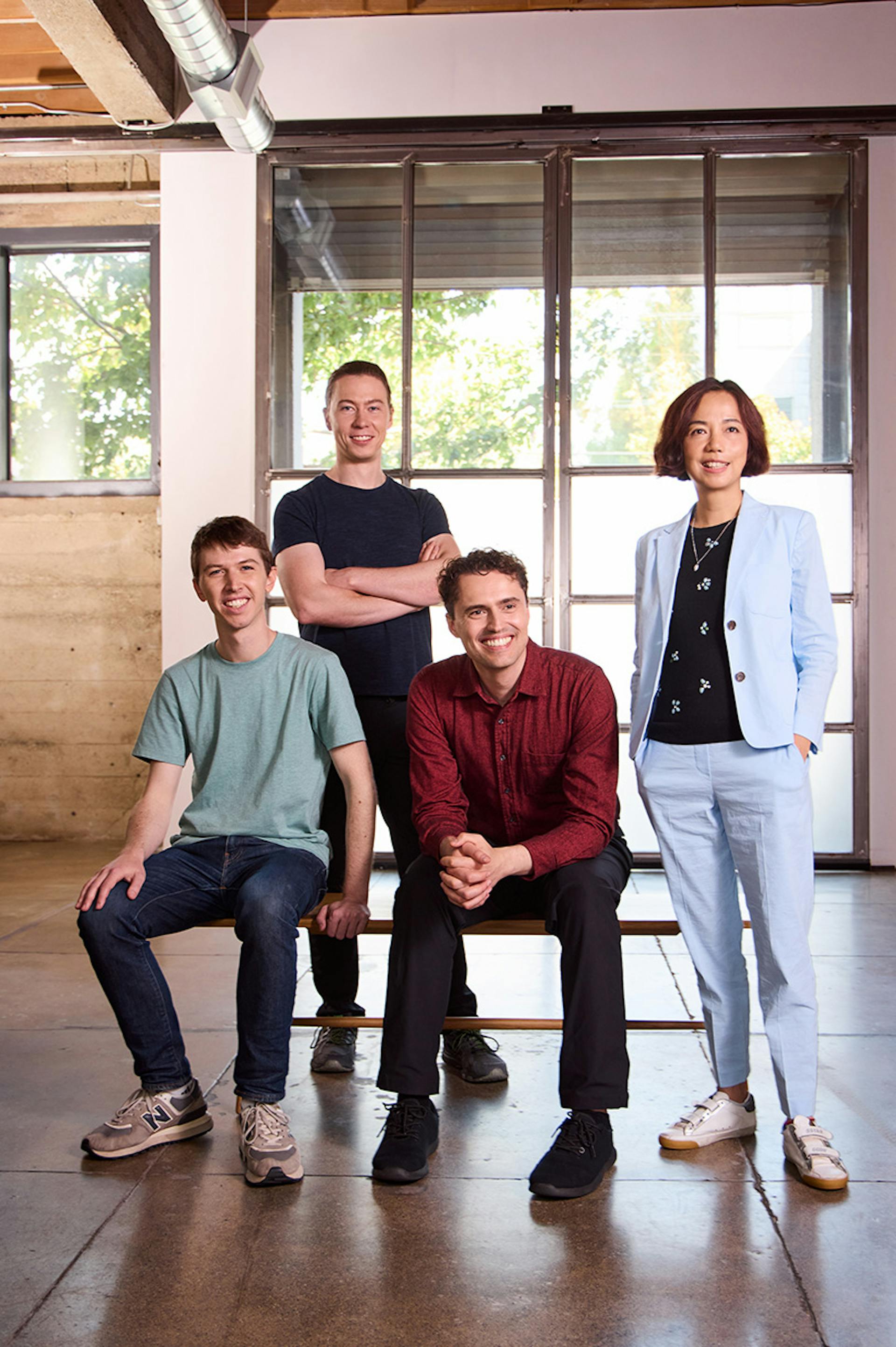 World Labs co-founder Fei-Fei Li, Justin Johnson, Christoph Lassner, and Ben Mildenhall