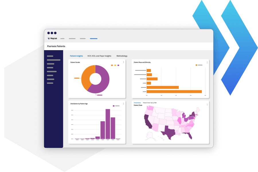 Komodo Health's MapLab library of dashboard templates