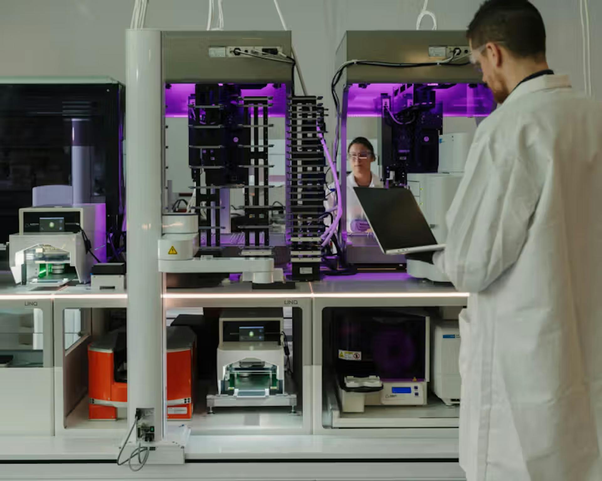 Scientists working Lila Science's Lab