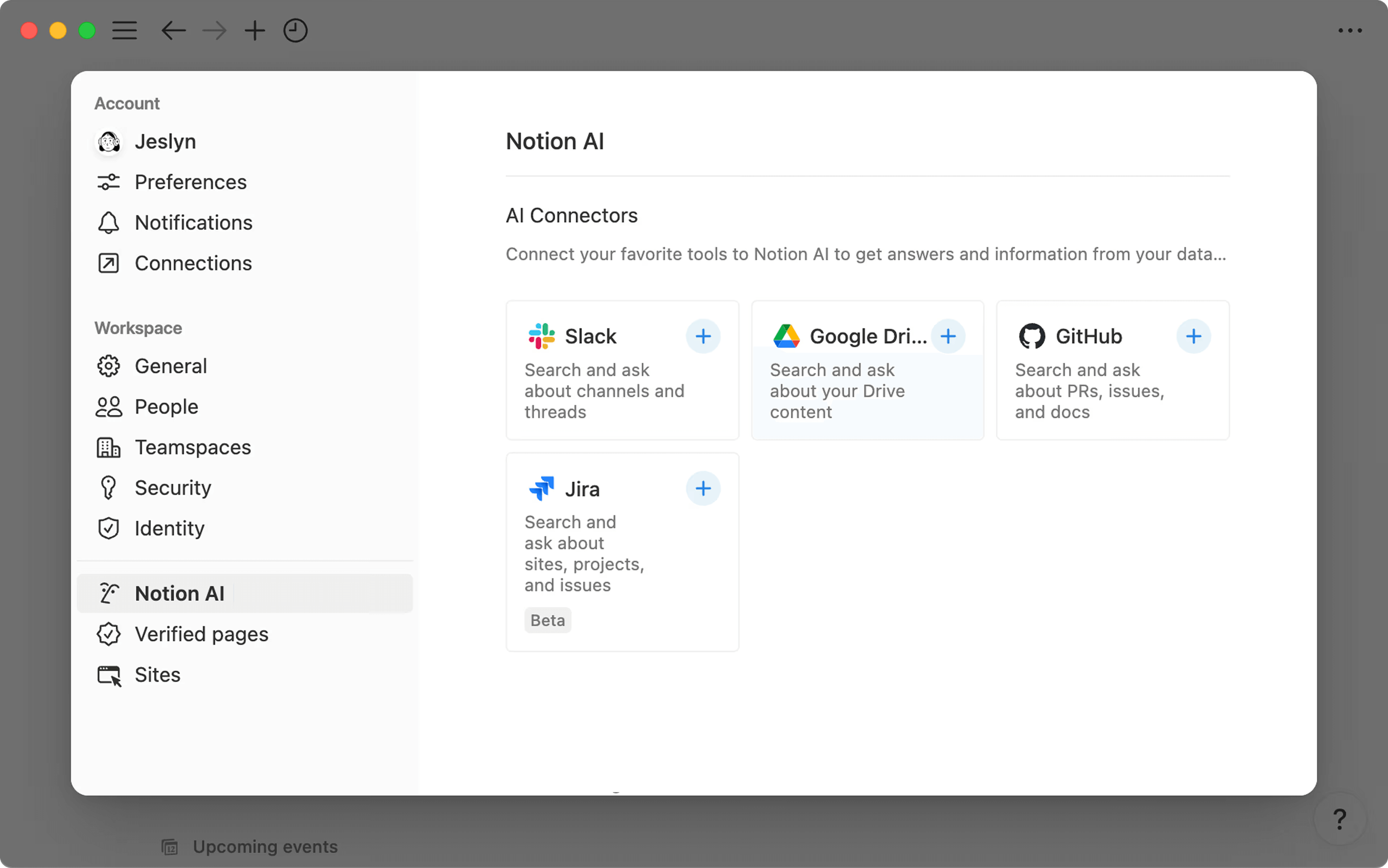 Notion's AI Connectors Feature