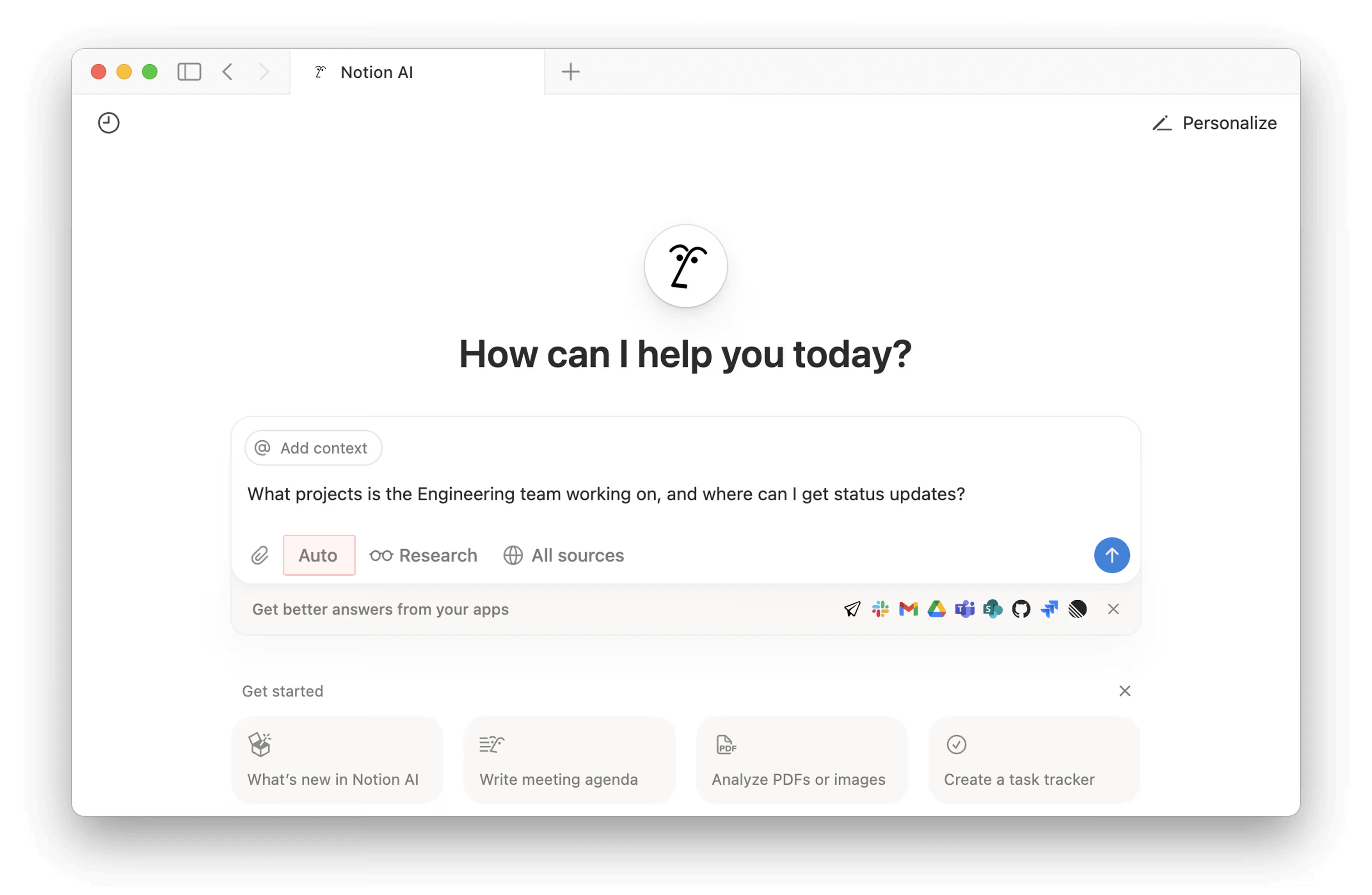 Notion's Enterprise Search Feature