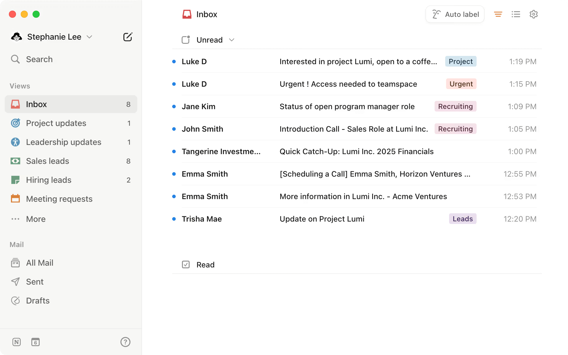 Notion's Mail an AI-powered email client