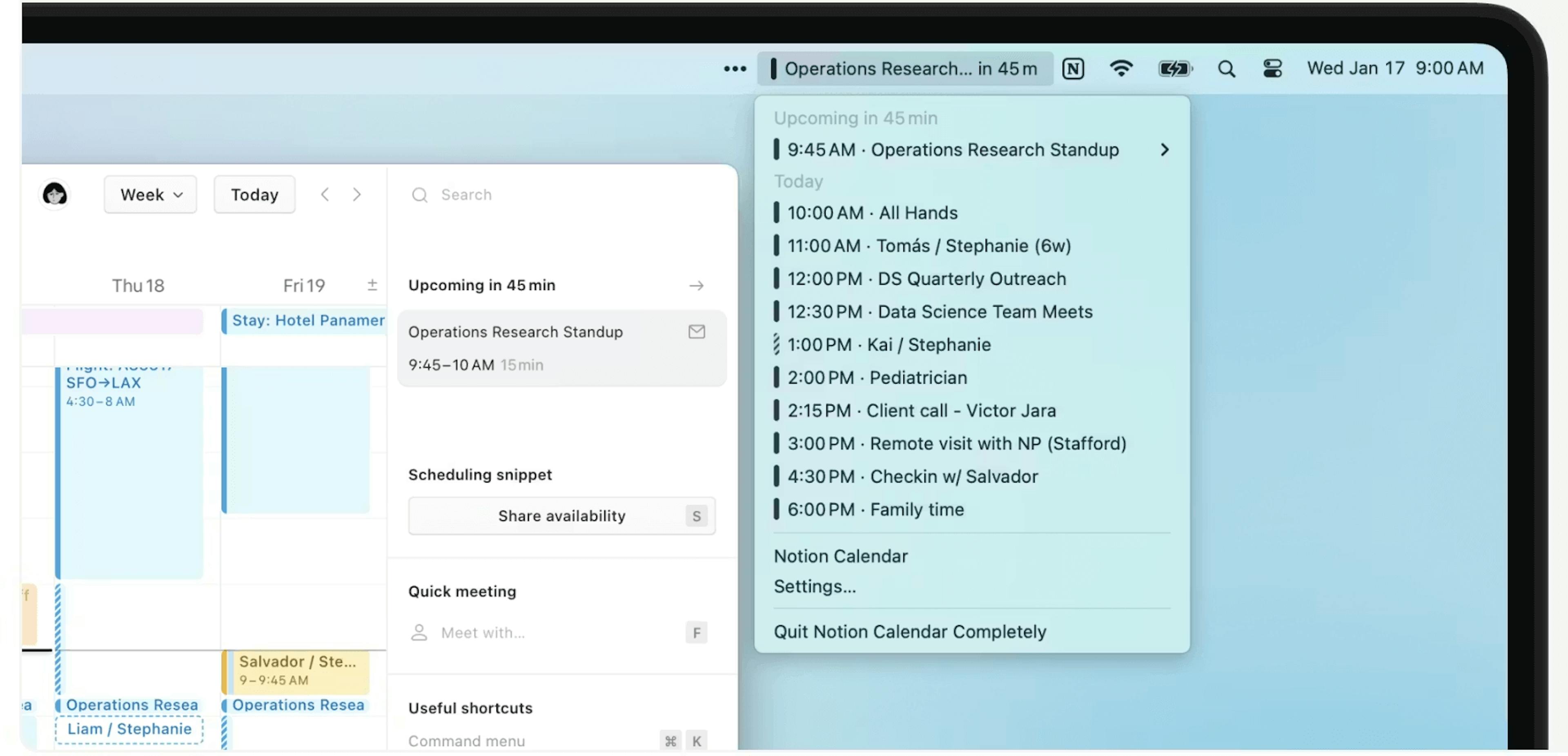 Notion's Calendar Feature