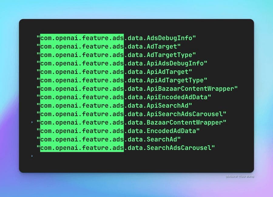 A widely-shared OpenAI code snippet indicated that ads were likely on their way to ChatGPT