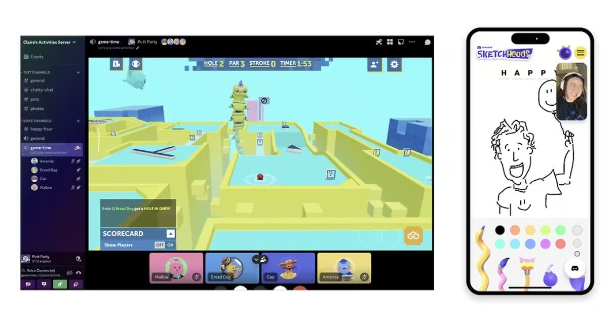 Games on Discord's API