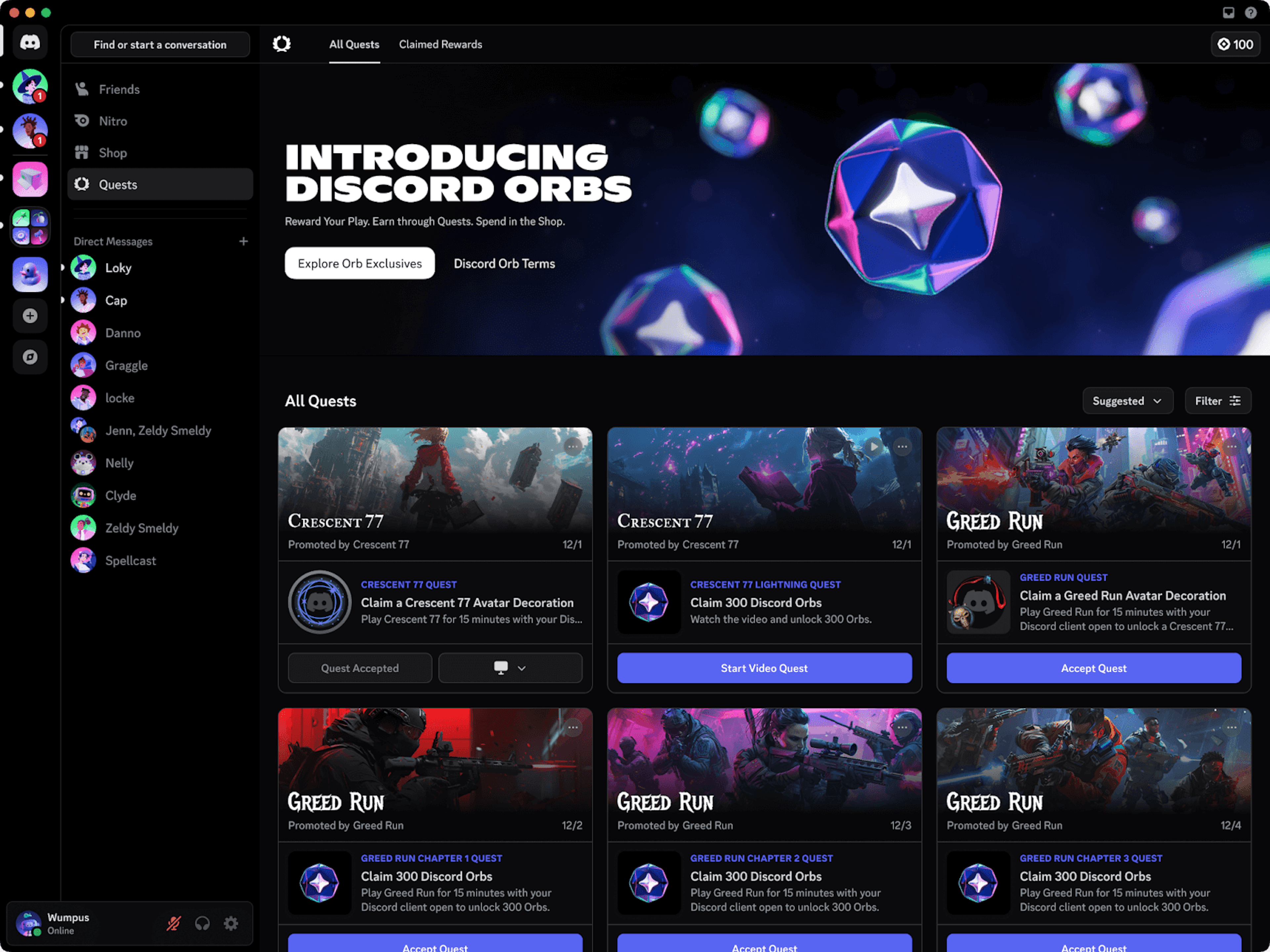 Introducing Discord Orbs, a virtual reward system