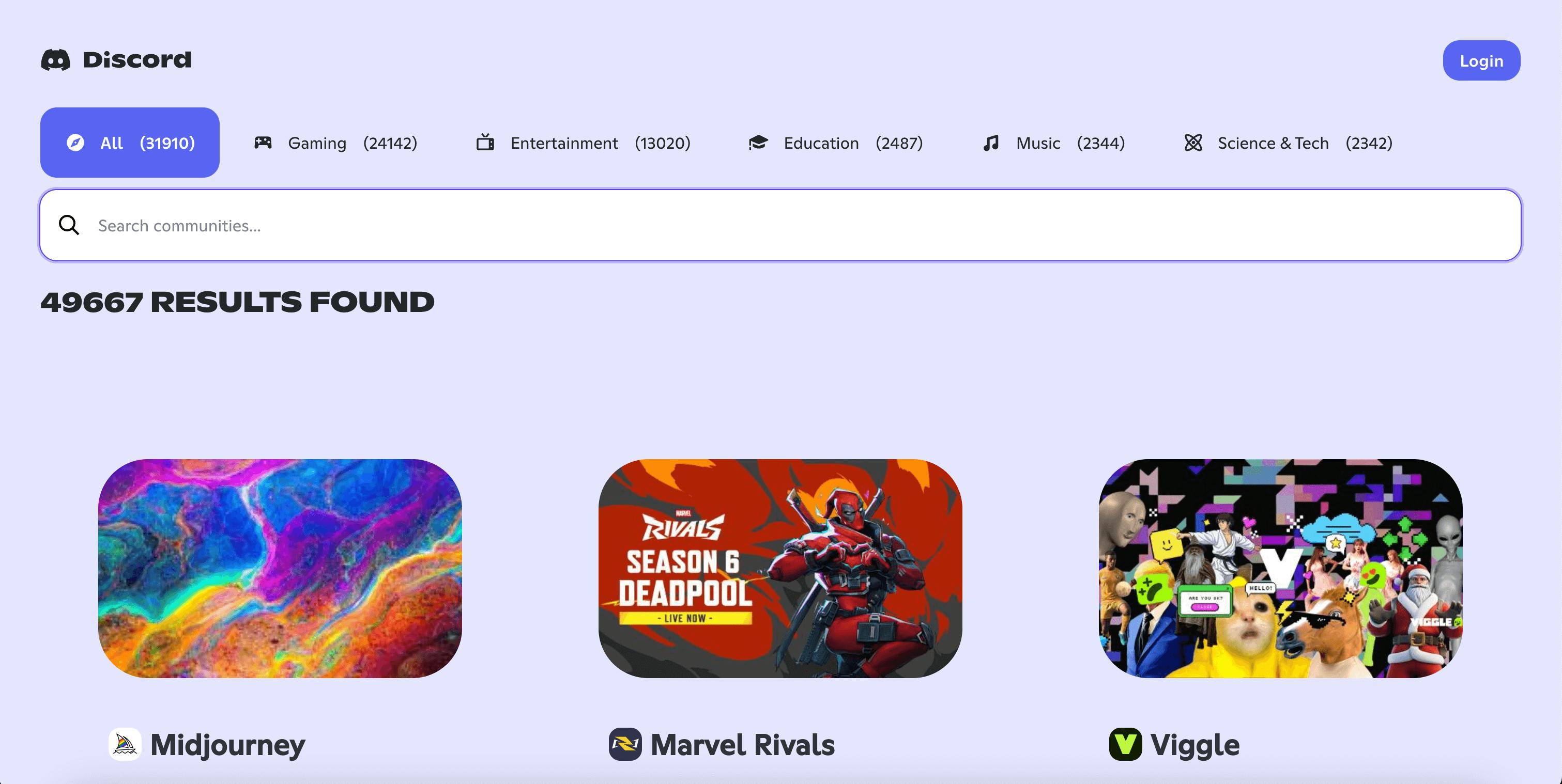 Discord servers for communities and interests