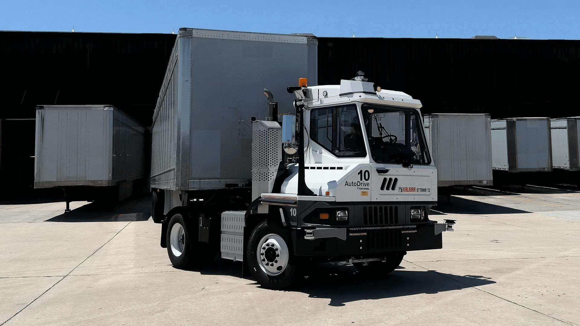 Forterra partnered with Kalmar to produce a line of autonomous trucks called the Ottawa Autonomous Terminal Tractor (AutoTT)