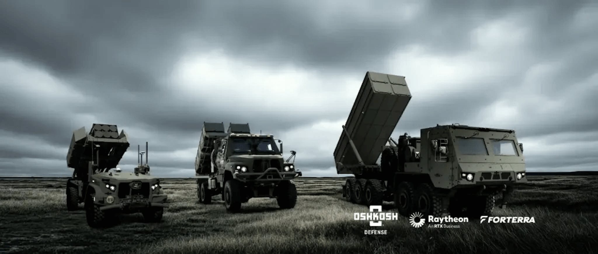 Forterra's full lineup of autonomous missile-launching platforms known as the Family of Multi-Mission Autonomous Vehicles (FMAV)