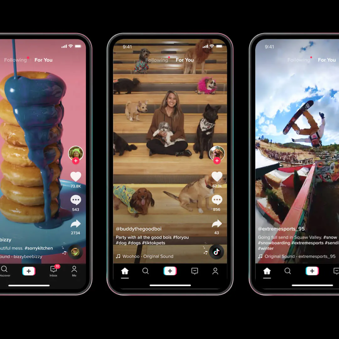 TikTok's short form vertical videos