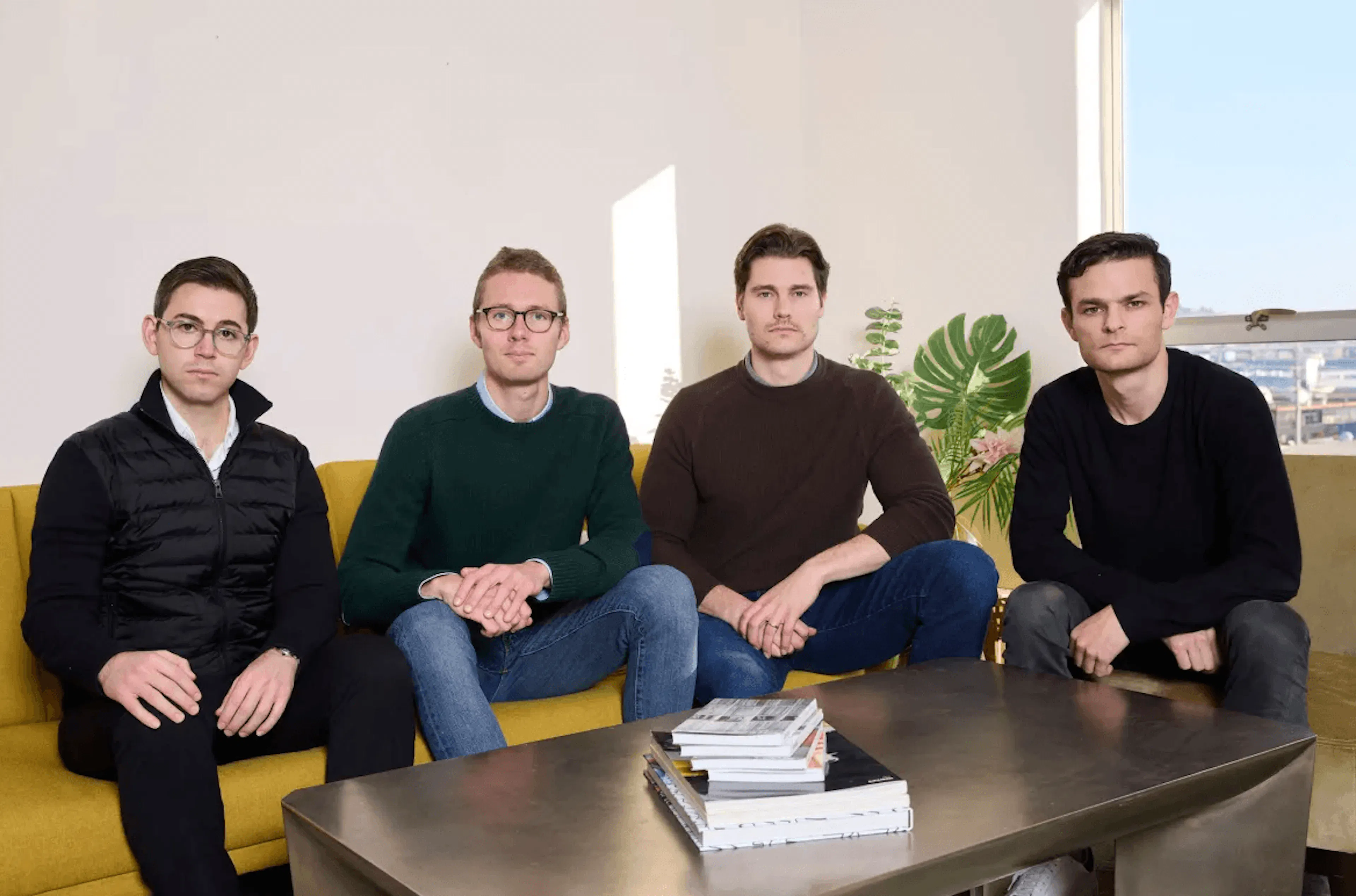 Chai Discovery Founding Team: Joshua Meier (CEO), Jack Dent (President), Matt McPartlon (CTO), and Jacques Boutreau