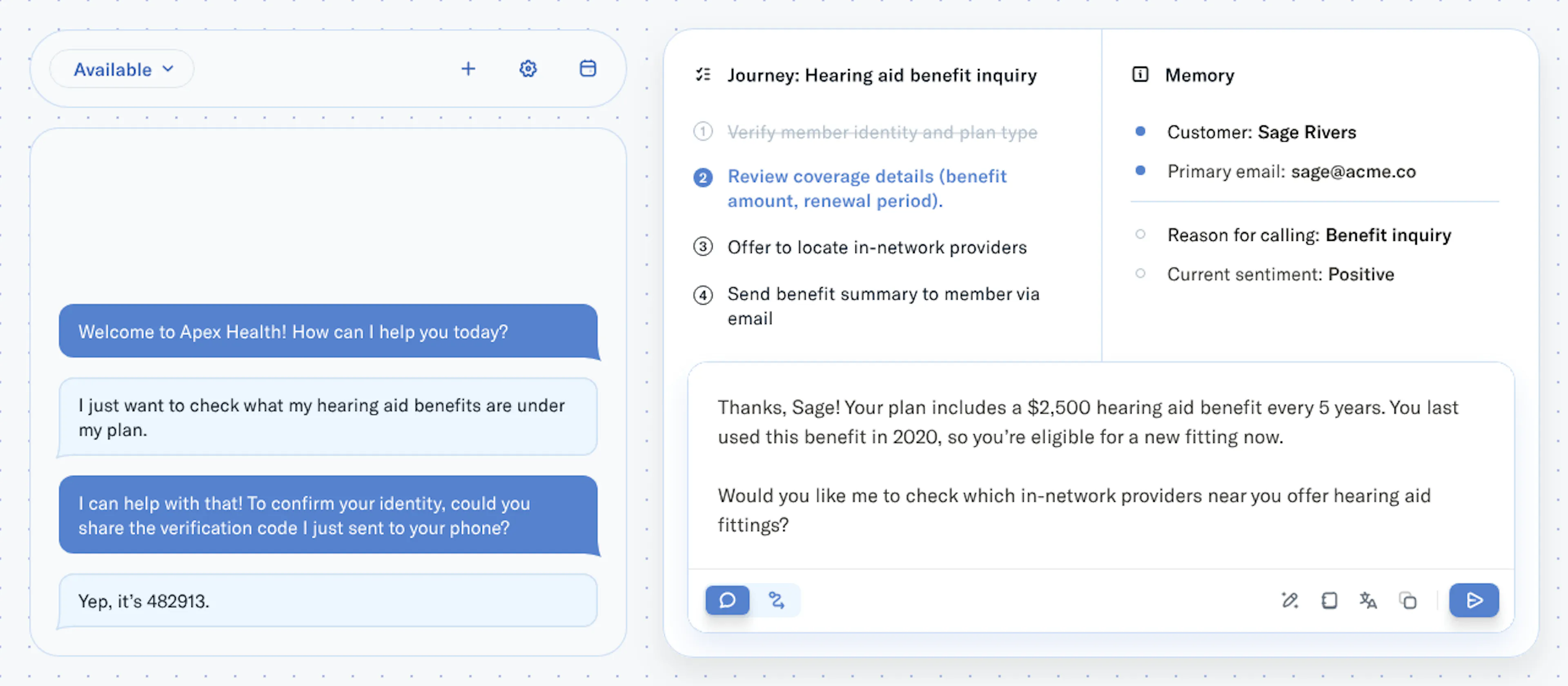 Sierra's Live Assist