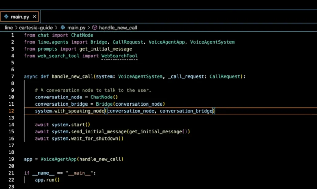 Sample code for developers to integrate voice models