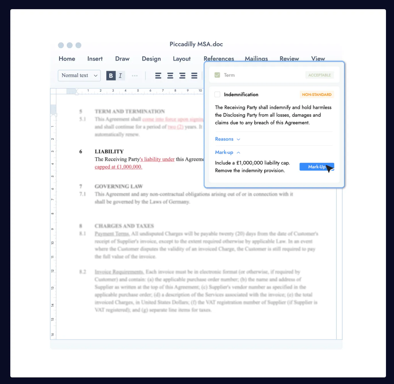 Luminance Negotiate module UI screenshot.