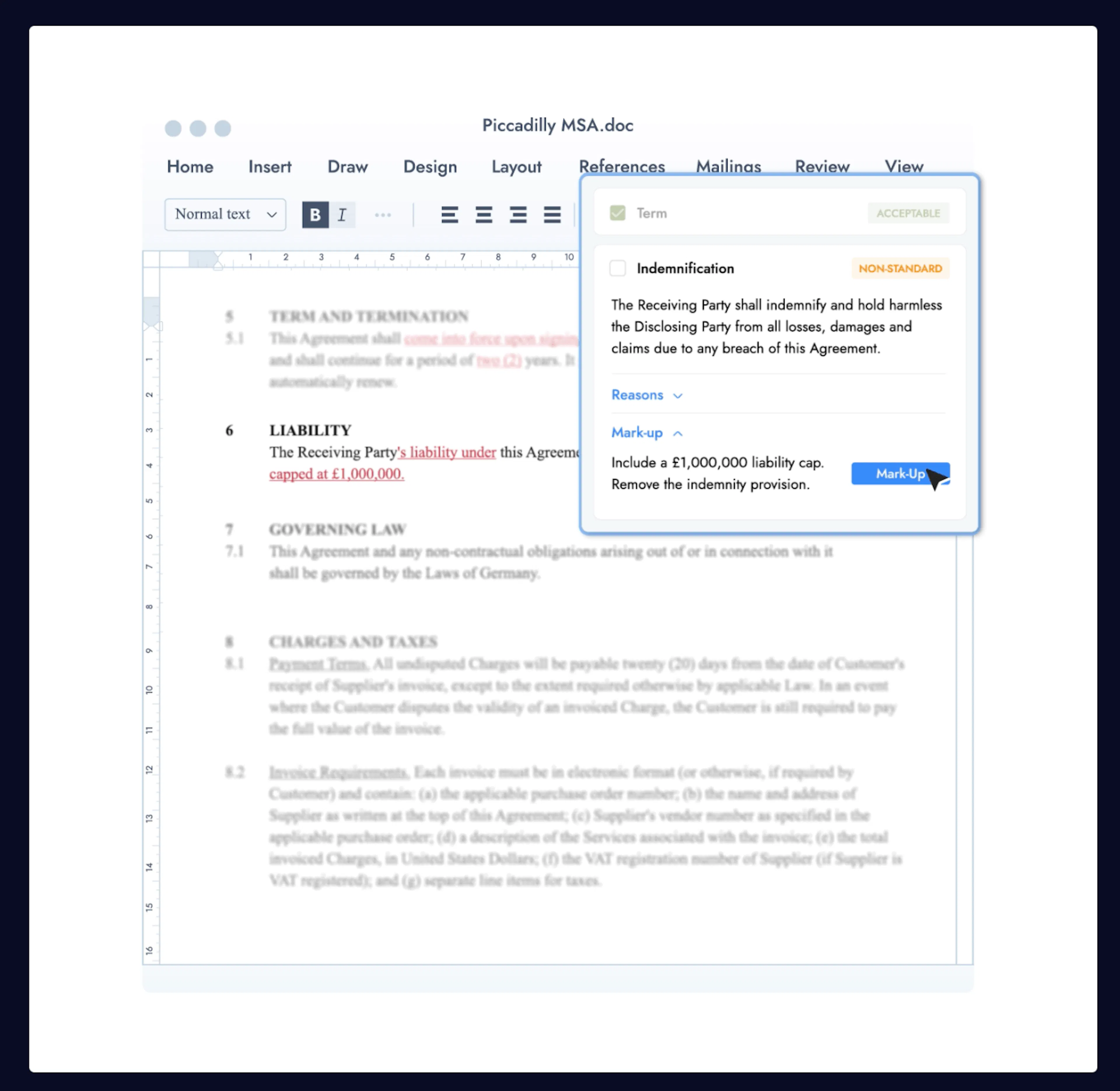 Luminance Negotiate module UI screenshot.
