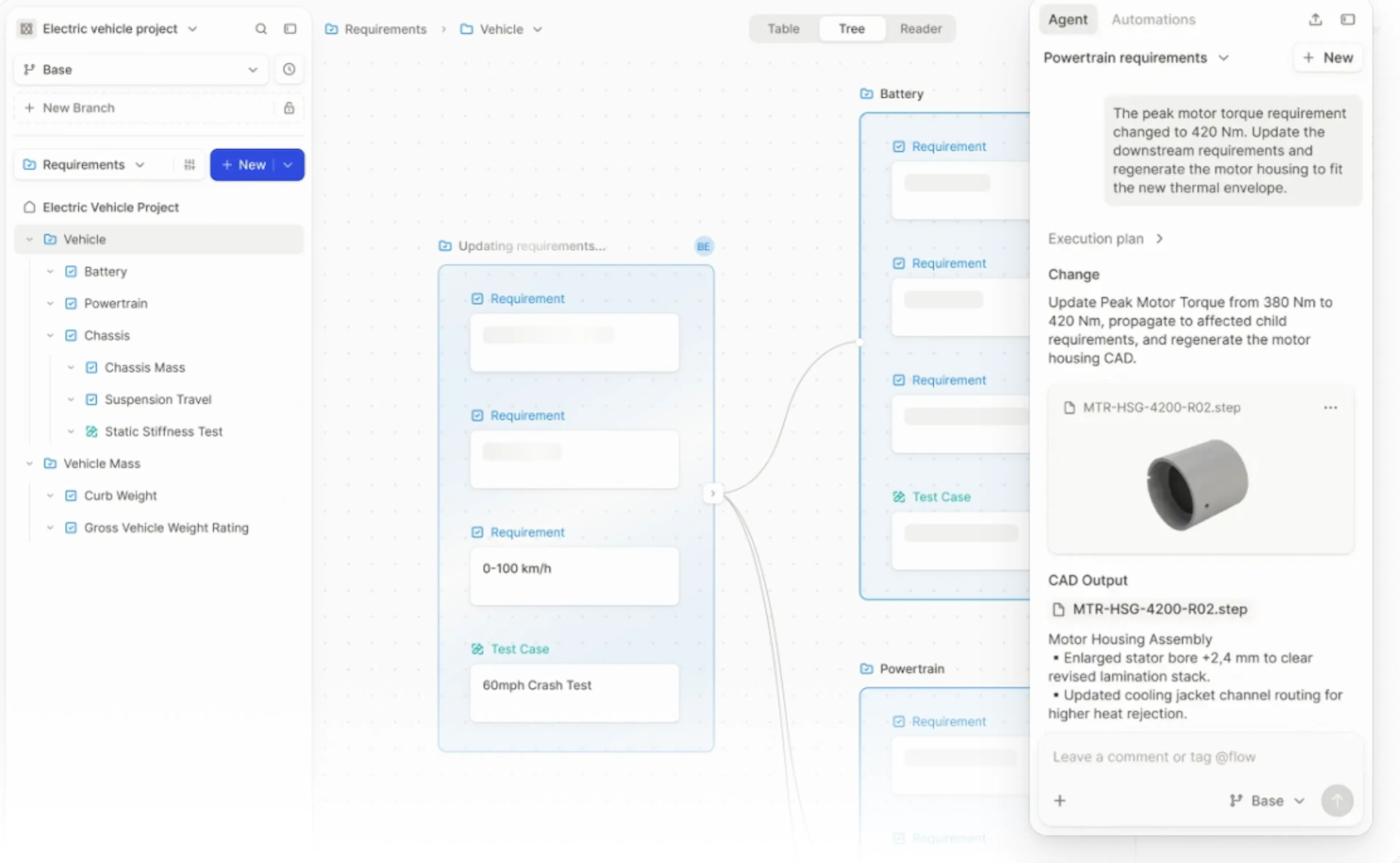 Screenshot of the platforms' Agents feature
