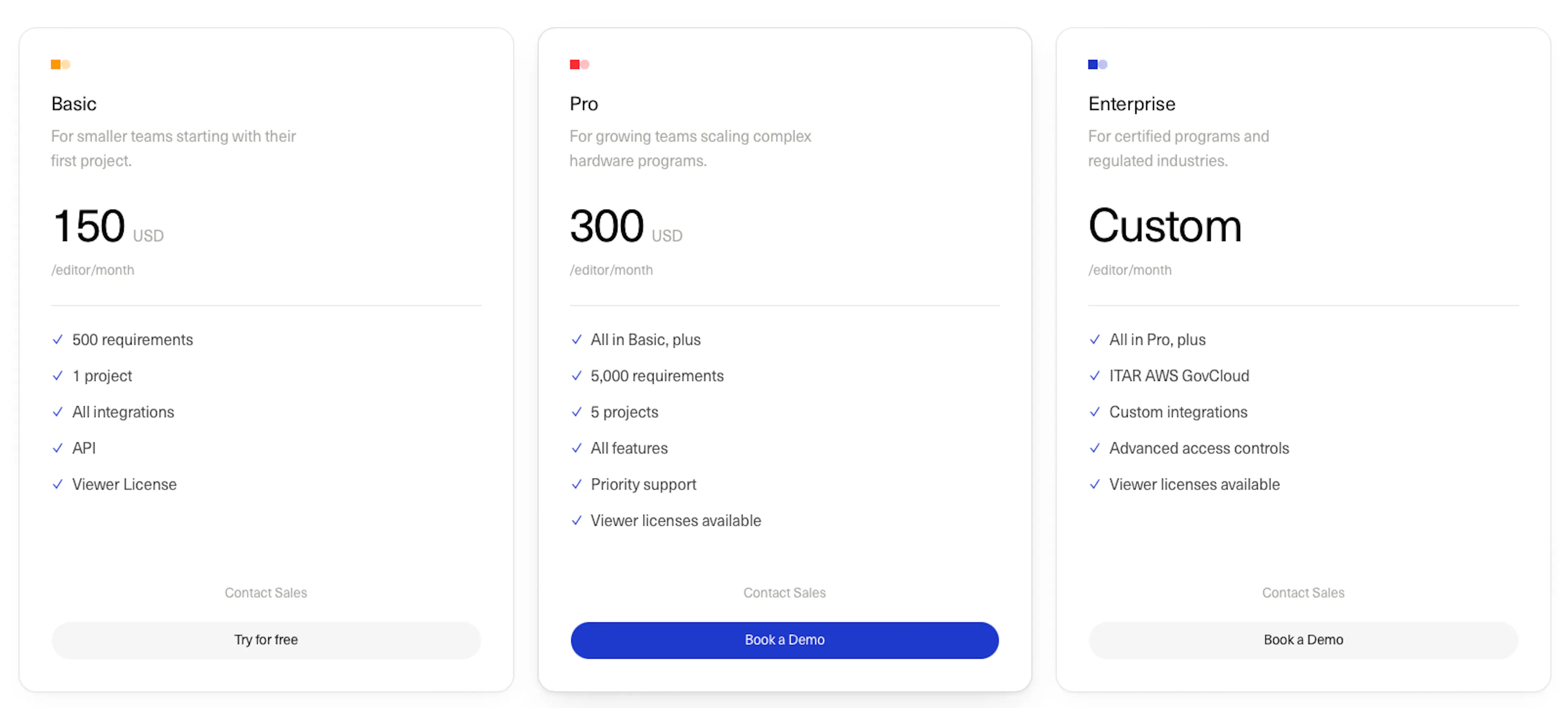 Flow offers three tiered pricing