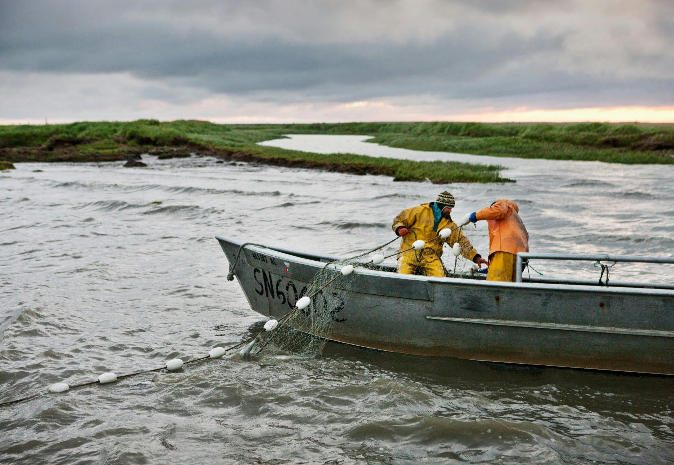 Commercial fishing photos of Alaska's coastal regions.