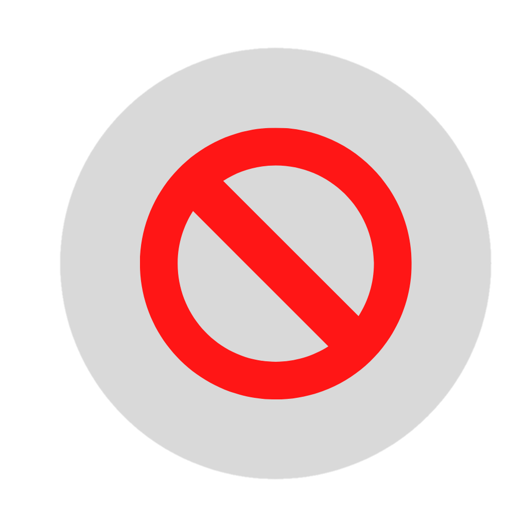 Ícone Bloqueio